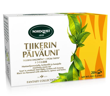 Чай Nordqvist tee Tiikerin päiväuni 20pcs 6413446003100
